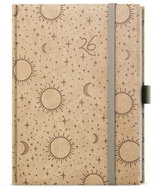 BALOUŠEK Printing Vivella extra 2026 B6 daily, Stars - Planner