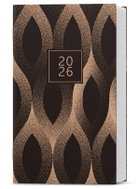 BALOUŠEK Print Alois kraft weekly Wave 2026, 9 × 15 cm - Planner