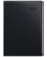 BALOUŠEK Print Ctirad Vivella daily 2026, black, A5, 14,3 × 20,5 cm - Planner