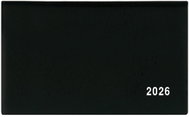 BALOUŠEK Print Cyril PVC weekly 2026, black, 15 × 9 cm - Planner