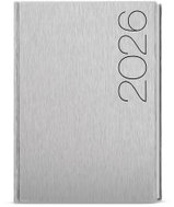 BALOUŠEK Print David ForMen daily 2026, silver, A5, 14,3 × 20,5 cm - Planner