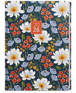 BALOUŠEK Printing Lamino 2026 A5 daily, Flowers - Planner