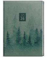 BALOUŠEK Printing Lamino 2026 A5 daily, Forest - Planner