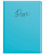 BALOUŠEK Print David Lamino Pastel daily 2026, blue, A5, 14,3 × 20,5 cm - Planner