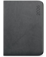 BALOUŠEK Print David Nuba daily 2026, grey, A5, 14,3 × 20,5 cm - Planner