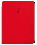 BALOUŠEK Print David Softy daily 2026, red, A5, 14,3 × 20,5 cm - Planner