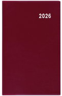 Package Print Diana PVC monthly 2026, burgundy, 9 × 17 cm - Planner