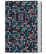 BALOUŠEK Print Gustav laminated weekly Mosaic 2026, 7,5 × 11,5 cm - Planner