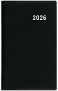 BALOUŠEK Print Gustav PVC weekly 2026, black, 7,5 × 11,5 cm - Planner