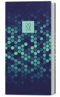 BALOUŠEK Print Halina laminated moon Geometry 2026, 11 × 21 cm - Planner