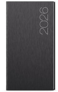 BALOUŠEK TISK Jakub ForMen weekly 2026, black, pocket, 7,5 × 15 cm - Planner