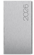 BALOUŠEK TISK Jakub ForMen weekly 2026, silver, pocket, 7,5 × 15 cm - Planner