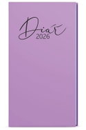 BALOUŠEK Print Jakub Lamino Pastel weekly 2026, purple, pocket, 7,5 × 15 cm - Planner