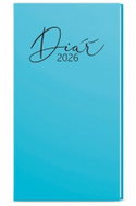 BALOUŠEK Print Jakub Lamino Pastel weekly 2026, blue, pocket, 7,5 × 15 cm - Planner
