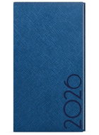 BALOUŠEK TISK Jakub Tora weekly 2026, blue, pocket, 7,5 × 15 cm - Planner