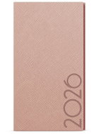 BALOUŠEK Print Jakub Tora weekly 2026, powder, pocket, 7,5 × 15 cm - Planner