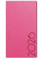 BALOUŠEK TISK Jakub Tora weekly 2026, pink, pocket, 7,5 × 15 cm - Planner