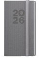 BALOUŠEK TISK Jakub Vigo týdenní 2026, šedý, kapesní, 7,5 × 15 cm
