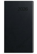 BALOUŠEK Print Jakub Vivella weekly 2026, black, pocket, 7,5 × 15 cm - Planner