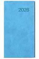 BALOUŠEK Print Jakub Vivella weekly 2026, light blue, pocket, 7,5 × 15 cm - Planner