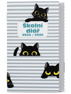 BALOUŠEK Print Kamil laminated weekly Cats 2026, 9 × 15 cm - Planner