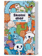BALOUŠEK Print Kamil laminated weekly Monsters 2026, 9 × 15 cm - Planner