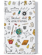 BALOUŠEK Print Kamil laminated weekly School 2026, 9 × 15 cm - Planner