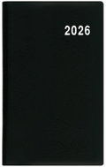 BALOUŠEK Print Marika PVC monthly 2026, black, 9 × 15 cm - Planner