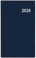 BALOUŠEK Print Marika PVC monthly 2026, blue, 9 × 15 cm - Planner
