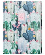 BALOUŠEK Print Oskar Lamino weekly Cactus 2026, A5, 14,3 × 20,5 cm - Planner