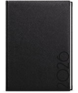 Baloušek Print Oskar Tora weekly 2026, black, A5, 14,3 × 20,5 cm - Planner
