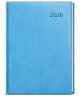 BALOUŠEK Print Oskar Vivella weekly 2026, light blue, A5, 14,3 × 20,5 cm - Planner