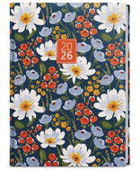 BALOUŠEK Print Prokop Lamino weekly Flowers 2026, B6, 12 × 16,5 cm - Planner