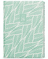 BALOUŠEK Print Prokop Lamino Weekly Leaves 2026, B6, 12 × 16,5 cm - Planner