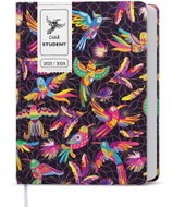 BALOUŠEK Print Student weekly pocket Parrots 2026, lamino, 10 x 13,5 cm - Planner