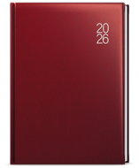 BALOUŠEK TISK Tomas Balacron weekly 2026, burgundy, A4, 20 × 28 cm - Planner