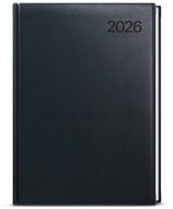 BALOUŠEK TISK Tomas Vivella weekly 2026, black, A4, 20 × 28 cm - Planner