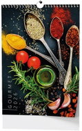 BALOUŠEK Print Gourmet 2026, 32 × 45 cm - Wall Calendar