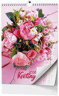 BALOUŠEK Print Flowers 2026, 32 × 45 cm - Wall Calendar