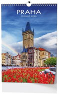 BALOUŠEK Print Prague 2026, 32 × 45 cm - Wall Calendar