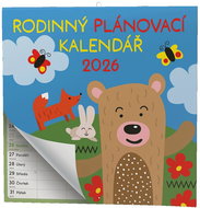 BALOUŠEK Print Family planning 2026, 28,5 × 28,5 cm - Wall Calendar
