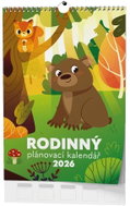 BALOUŠEK Print Family planner 2026, 32 × 45 cm - Wall Calendar