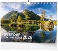 BALOUŠEK Print World National Parks 2026, 45 × 32 cm - Wall Calendar
