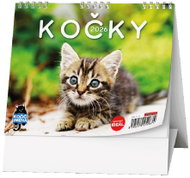 BALOUŠEK Print Ideal with cat names Cats 2026, 16,5 × 13,5 cm - Desk Calendar