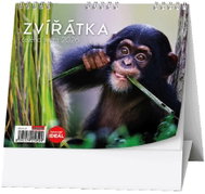 BALOUŠEK Print Ideal Animals of the World 2026, 16,5 × 13,5 cm - Desk Calendar