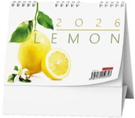 BALOUŠEK Print Lemon 2026, 14,8 × 10,5 cm - Desk Calendar