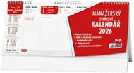 BALOUŠEK PRINT Managerial 2026, 32 × 14 cm - Desk Calendar