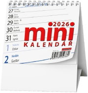 BALOUŠEK Print Mini 2026, 10,2 × 8,5 cm - Desk Calendar