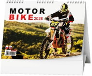 BALOUŠEK Print Motorbike 2026, 21 × 15 cm - Desk Calendar