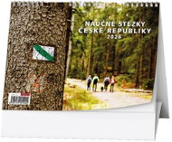 BALOUŠEK Printing Educational Trails of the Czech Republic 2026, 21 × 15 cm - Desk Calendar